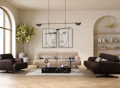 Luxus Sofagarnitur Sofa Garnitur Sofas 3 3 1 Sitzer Sessel Modern Leder Neu